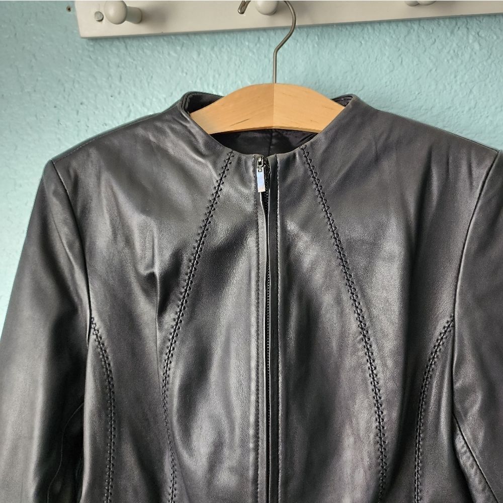 SIENNA STUDIO leather jacket G III - Picture 4 of 16